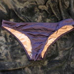 Purple Ruched Victoria’s Secret Bikini Bottoms